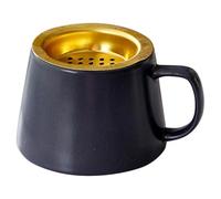 NESTINGHO Ceramic Incense Burner for Home and Office, Lightweight Cup Shaped Aroma Burner with Side Handle Design, Classical Retro Decorative Censer Suitable as Desktop Ornament Or Table