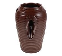 NESTINGHO Ceramic Jar Water Circulation Fountain Compact Tabletop Waterfall Feature for Garden and Courtyard Decor