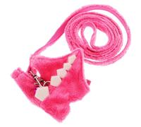 NESTINGHO Comfortable Small Pet Vest Leash for Ferrets and Dogs with Anti-escaping Design Made of Short Plush and Non-woven Fabrics for Outdoor Walking