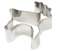 NESTINGHO Cookie Cutter Reindeer Biscuit Mold Baking Tool Christmas Stainless Steel Lovely Easy to Cut and Simple to Operate for Home Kitchen Baking