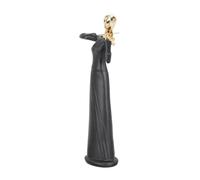 NESTINGHO Creative Band Model Decor Resin Figure Model with High Durability and Stable Sitting for Home Decoration Or Giving, Stylish Black Musical Ornament with Unique Artistic Atmosphere