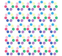 NESTINGHO DIY Hair Clip Materials 1000Pcs Round Felt Circles Nonwoven Fabric Pads for Handmade Hair Accessories Multi Color 2.5Cm