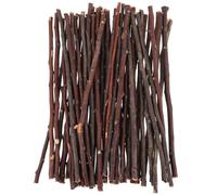 NESTINGHO DIY Wood Sticks, 50 Natural Branch Twigs, 30Cm Length, 1Cm Thickness, Unfinished Craft Wood Logs Suitable for Floristry and Boys and ’ Craft Projects