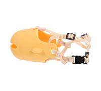 NESTINGHO Dog Muzzle Mouth Covers for Dogs Breathable Adjustable Basket Muzzle in Orange Pp Pe Material Prevents Biting Easy to Take