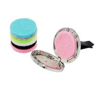 NESTINGHO Dog Palm Shape Car Air Freshener Vent Clip Perfume Diffuser with 2pcs Felt Pads Elegant Car Decoration Creating Charming Atmosphere for Random Random Color