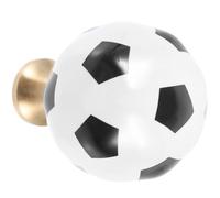 NESTINGHO Drawer Handle Modern Cabinet Knob Ceramic Brass Sports Ball Shape Unique Design Not Easy to Corrode Replace Existing Cabinet Door Handle Wardrobes and Renewing Broken Knobs