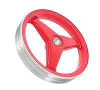 NESTINGHO Dual Groove Sprayer Pump Pulley Replacement Metal Double Groove Belt Sheave Accessory for Three-cylinder Piston Plunger Pump 18x18x3cm for Agricultural Spray Equipment