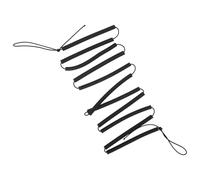 NESTINGHO Flexible High Jump Training Elastic Rope with Foam Grip and Safety Cord for Outdoor Athletic Practice Suitable for Beginners and Injury Prevention