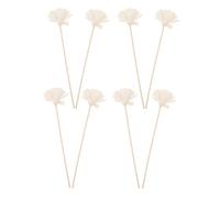 NESTINGHO Flower Diffuser Sticks Easy to Use and Evenly Dispersing Oils Made of Natural Rattan and Dried Flowers 8pcs and Home Or for Essential Oil Diffusers for Aromatherapy