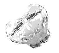 NESTINGHO Flush Button Toilet Tank Heart Shaped Pair Multi-Functional Push Button for Bathroom Toilet Lid and Flushing