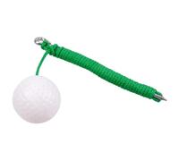 NESTINGHO Golfs Swing Training Device Rope Ball for Golfer Metal Rope Green