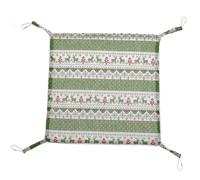 NESTINGHO Green Cotton Pet Hanging Bed Hammock for Hamsters, Soft and Firm Small Animal Sleeping Bed, Safe Hiding Place Suitable for Home and Pet Shop Use