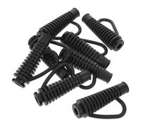NESTINGHO Hair Dryer Cable Joint Protector 8pcs Rubber Sleeves with Ribbed Cord Strain Relief for Storage in Bags or Suitcases and On the Go Styling