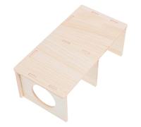 NESTINGHO Hamster Wooden Maze Hideout Multi-Chamber House DIY Assembly and Hidden Resting Areas for Small Pets Indoor Exploration