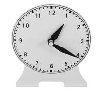 NESTINGHO Hand Non-link Clock Model Educational for Early Learning Tool Tabletop Clock Prop for Primary School Mathematics Teaching Random Color