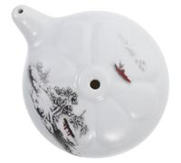 NESTINGHO Hand-Painted Ceramic Ink Water Dropper Round Porcelain Container for Calligraphy Brush Painting and Inkstone Use for Chinese Painting Supplies