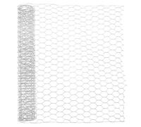 NESTINGHO Hexagonal Wire Mesh Crafting Wire Mesh DIY Silver Can be Cut and Shaped for Pet Cage Covers and Garden Raised Beds Goats Pigeons