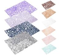 NESTINGHO Hollow Out Scrapbook Paper 10 Sheets Textured DIY Material Papers for Scrapbooking, Journaling and Decorative Handmade Crafts