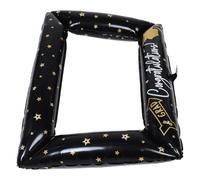 NESTINGHO Inflatable and Lightweight Booth Frame Graduation Photo Portable Aluminum Film Selfie Prop for Graduation Party