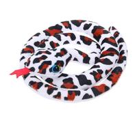 NESTINGHO Interactive Plush Snake Cat Catnip, Leopard Print Soft Chew for Indoor Cats and Kittens, Small Pet for Biting and Playing