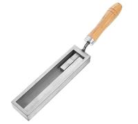 NESTINGHO Iron Casting Mold with Wooden Handle for Gold and Silver Refining, Sturdy Metal Casting Mold for Making Ingots from Scrap with High Precision and Easy Handling