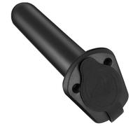 NESTINGHO Kayak Fishing Rod Holder with Waterproof Cap Flush Mount Single Rod Rack Made of Sturdy Abs Plastic and Rubber Lightweight and Stable for Kayak and Boat Deck Use