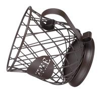 NESTINGHO Large Black Iron Wire Cutlery Storage Holder for Kitchen Countertop, Sturdy and Stable Utensil Crock with Versatile Placement, Suitable for Forks and Chopsticks in Kitchen Or