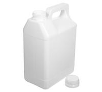 NESTINGHO Liquid Storage Container White Colour with Sealed Lid Design 5l Sturdy Polyester Resin Water Jug Not Easy to Break for Camping and Outdoor Activities