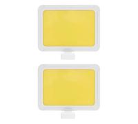 NESTINGHO Magnetic Labels 2Pcs Warehouse Guide Indicator White Frame Sturdy Shelf Classification Sign Board for Factory Storage Organization and Material Management