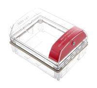NESTINGHO Manual Fire Alarm Cover Protector with Full Coverage and Material, Maintains Cleanliness for Emergency Reset Button, for Fire Call Point Safety
