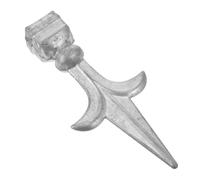 NESTINGHO Metal Fence Caps Set of 30 Hollow Flame Tips for Outdoor Yard and Gate Finials with Spearhead Design