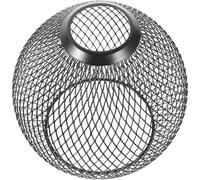 NESTINGHO Metal Hollow Out Pendant Lamp Shade 135x138mm Teardrop Shape Matte Black Iron Wire Mesh Light Cover for Dining Room and Home Ceiling Fixture