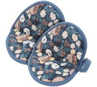 NESTINGHO Mini Oven Mitts Heat Resistant for Kitchen Use, Cooking Gloves with Heat Insulation for Baking and Grilling