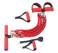 NESTINGHO Multi-function Pedal Tension Rope Set with Latex Material, Portable Fitness Pull Rope for Home and Yoga Room Exercise, Protecting the Instep for Beginners and Professionals