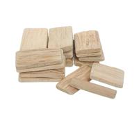 NESTINGHO Natural Driftwood Pieces Wooden Blocks 25Pcs Lightweight Carving Wood Cubes for Artistic Crafting and Nautical Home Decor