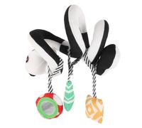 NESTINGHO Newborn Plush Panda Spiral Hanging for Strollers and Cribs Soothing Sensory Activity for Year Portable Car Seat and Crib Attachment for Visual and Cognitive Development