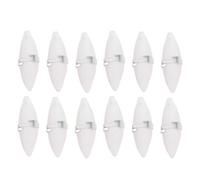 NESTINGHO of Cuttlebone Chewing with Metal Holder, Natural Calcium Supplement 12 Sets and Exercise Pendant for Small Pets and Birds for Cage Hanging