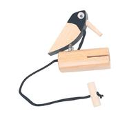 NESTINGHO Orff Woodpecker Educational Wooden for Cognitive Pull Along Enhancing Coordination and Brain Balance Natural Wood Bird Model for Early Learning and Interaction