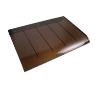 NESTINGHO Outdoor Mailbox Rain Protector Waterproof Plastic Cover for Post Boxes with Weatherproof Design and Good Durability Sleek Style Wall Mounted Mailbox Shield for Garden and Outdoor