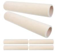 NESTINGHO Paint Rollers for Painting Cabinet 9 Inch Wool Covers 6pcs with Short Nap 4mm Designed for Professional Painting Projects and DIY Applications