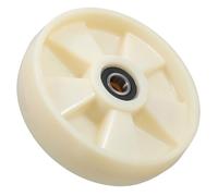 NESTINGHO Pallet Jack Swivel Nylon Caster Wheels 200x50mm with 47mm Axle and Ball Bearings, Heavy-duty Replacement Load Wheels for Pallet Truck Rollers and Industrial Trolleys