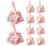 NESTINGHO Paper Candy Boxes with Practical Sharing Function for Weddings and Birthdays 10pcs Large Capacity Elegant Confectionery Holders Party Treat Packing Boxes