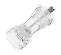 NESTINGHO Pepper Mill Manual Acrylic Adjustable Salt and Pepper Grinder 11.5Cm Mini Spice Crusher Bottle for Home Kitchen