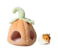 NESTINGHO Pet Bed House Comfortable Cotton and Plush Material Pumpkin Shaped Multi-purpose Soft Bed Small Animal for Rats and Mice Suitable for Places You Want to Keep Clean