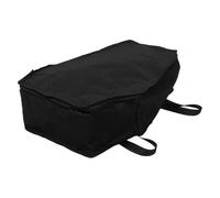 NESTINGHO Pet Burial Bag Coffin Shaped Casket Black Non-woven Fabric with Reinforced Handles and Zipper Closure, Lightweight under 3lb for Cats and Dogs Suitable for Private Ceremonies