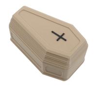 NESTINGHO Pet Funerary Casket: Khaki Resin Box with No Sharp Edges - Burial Supply for Rabbits Mice and Small Pets at Farewell Ceremonies