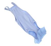 NESTINGHO Pet Surgical Suit for Cats Blue M Breathable Post-op Bodysuit for Abdominal Wounds Kitten Spay Neuter Clothing Suitable for 2.7-4kg Pets