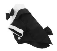 NESTINGHO Pet Tuxedo Dog Prince Costume Formal Suit Bow Tie for Small Dogs Birthday Prom Dinner Wedding Party Outfit
