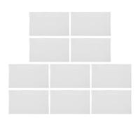 NESTINGHO Phone Screen Film Scraper 10pcs White Cardboard Squeegee Set for Bubble Removal and Phone Detailing with User-Friendly Versatile Design