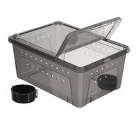 NESTINGHO Plastic Breeding Box for Crickets and Turtles with Adjustable Environment Settings, Versatile Habitat Design, Dig Box for Bearded Dragon and Cricket Keeper,